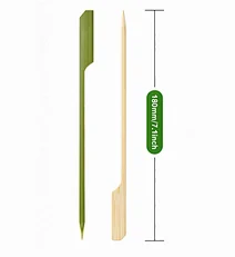 18cm Disposable eco-friendly bamboo Teppo Skewer